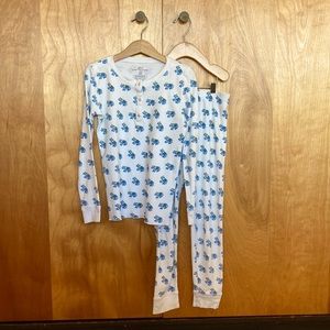 Blue Elephant Pajama Set